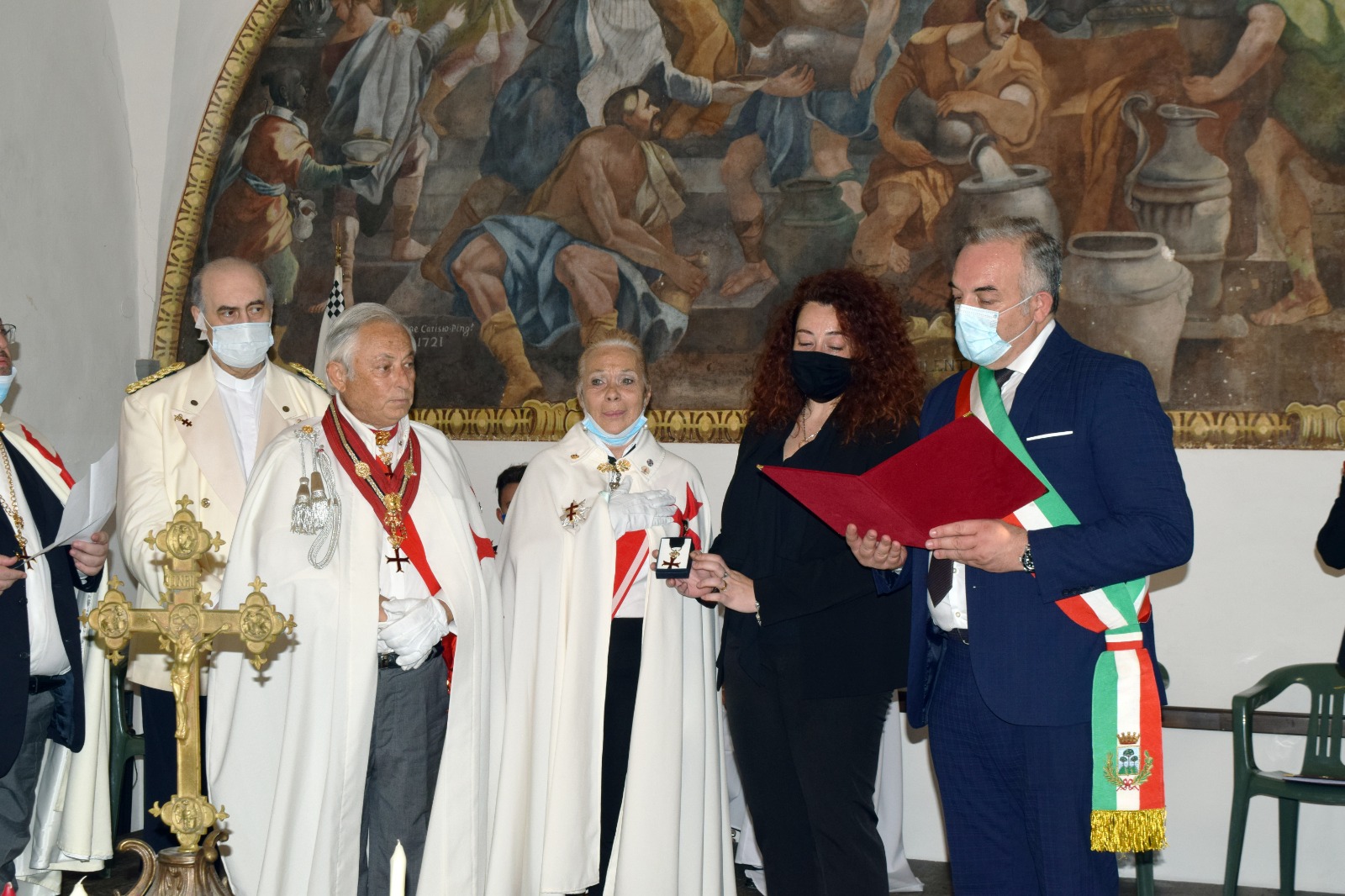 Somma Vesuviana (NA) – Il Vice Brigadiere dei Carabinieri Mario Cerciello Rega elevato a Cavaliere Templare